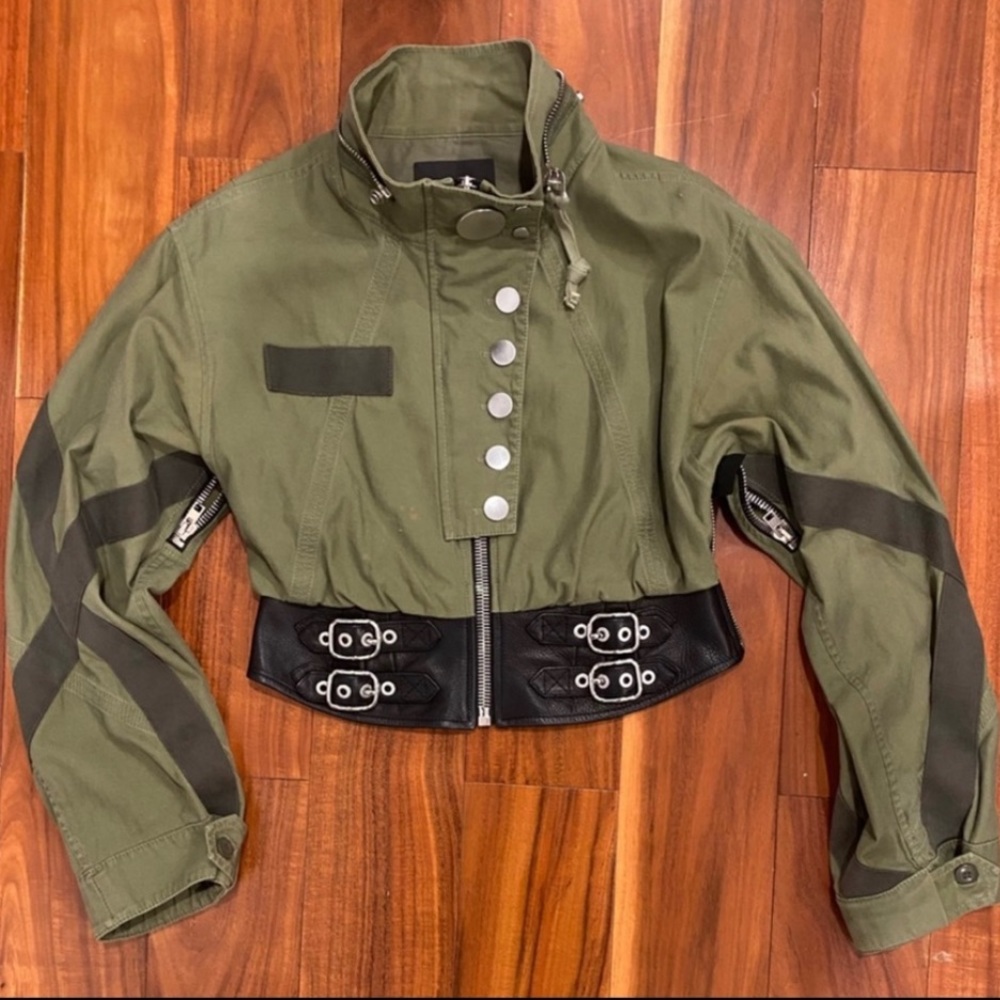 ALEXANDER WANG Washed Military Jacket.
